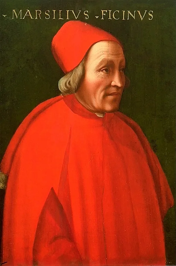 Historical portrait of Marsilio Ficino